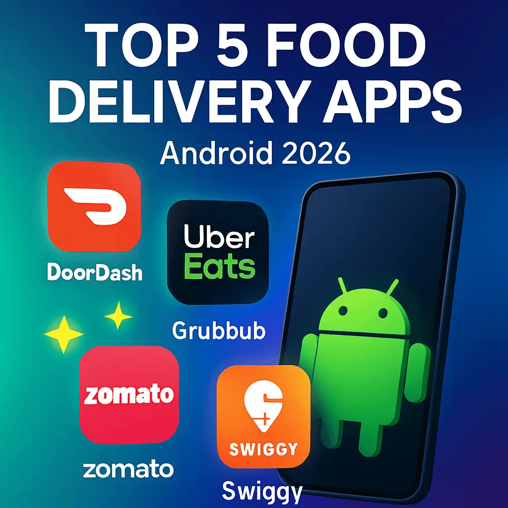5 Best Food Delivery Apps for Android in 2026