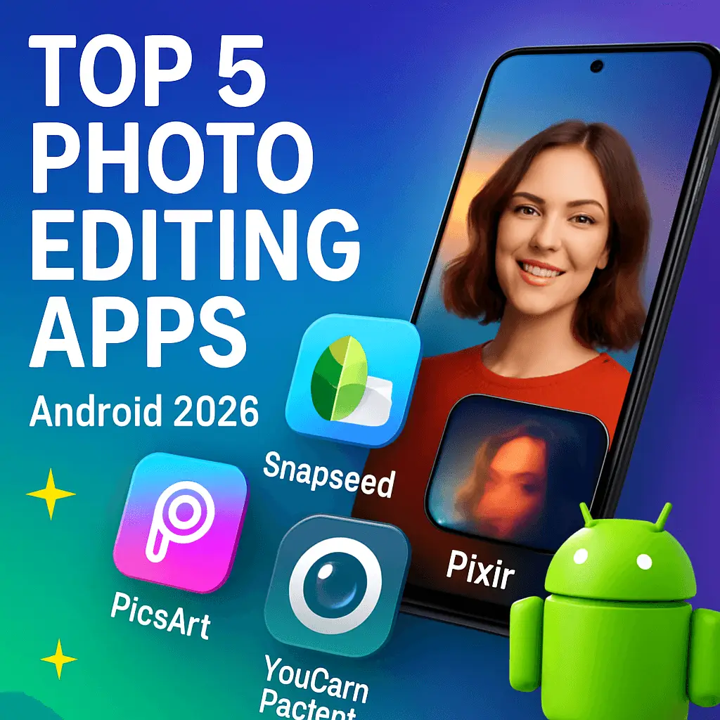 5 Best Photo Editing Apps for Android in 2026