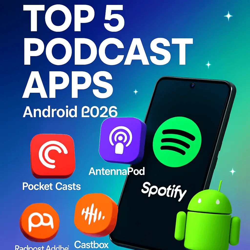 5 Best Podcast Apps for Android in 2026